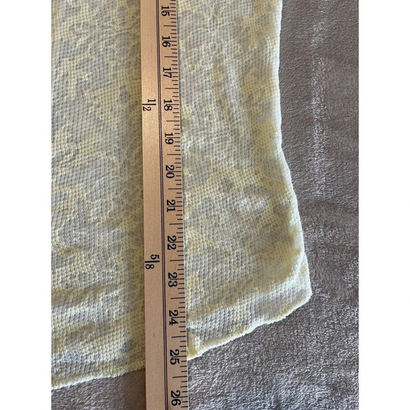 Intimately Free People Top Women’s L Neon Green Long Sleeve Soft Semi Sheer - Picture 6 of 6
